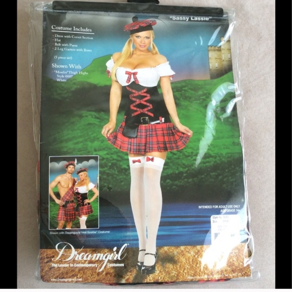 🔴Sexy Scottish Halloween Costume